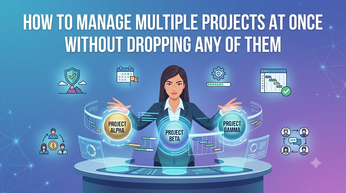 How to Manage Multiple Projects at Once Without Dropping Any of Them